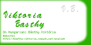 viktoria basthy business card